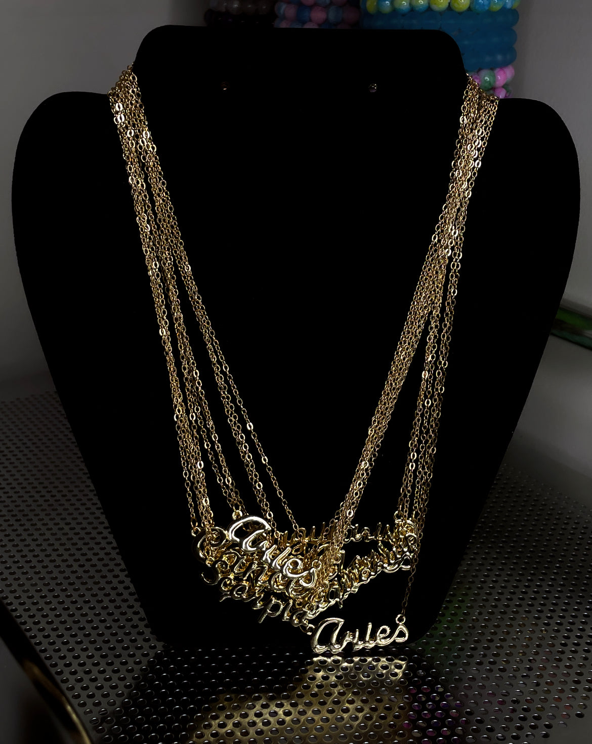 Gold Zodiac Necklaces