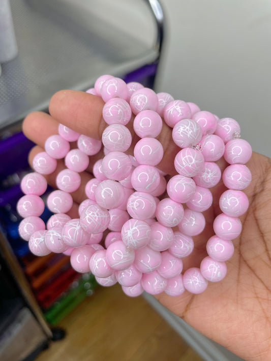 NEW! Soft Pink Beaded Bracelet