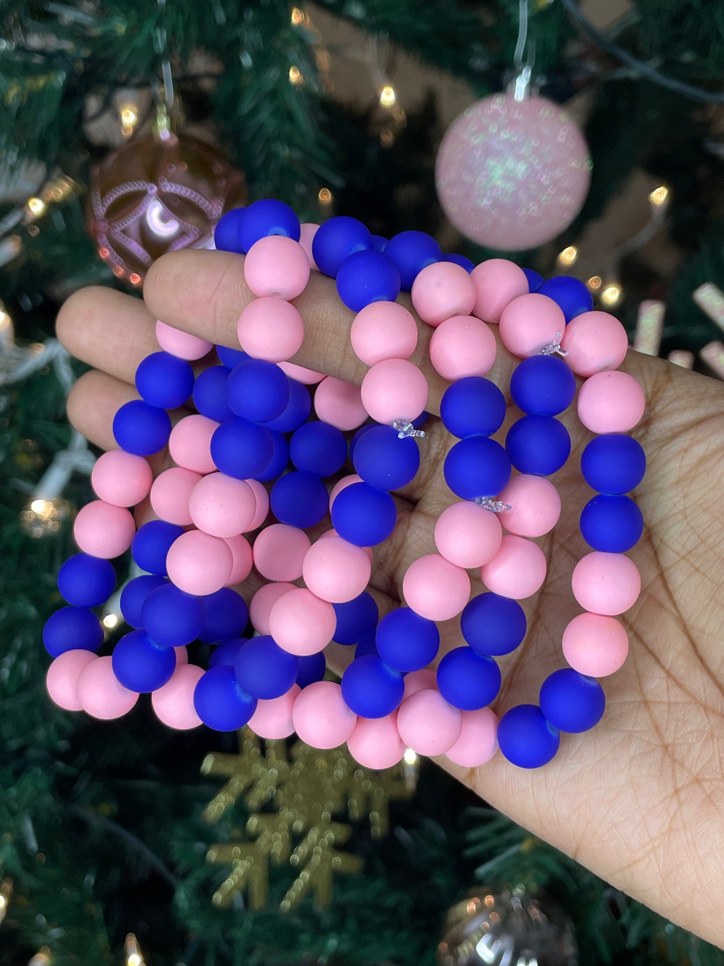 NEW! Mix Bubble Gum Beaded Bracelet