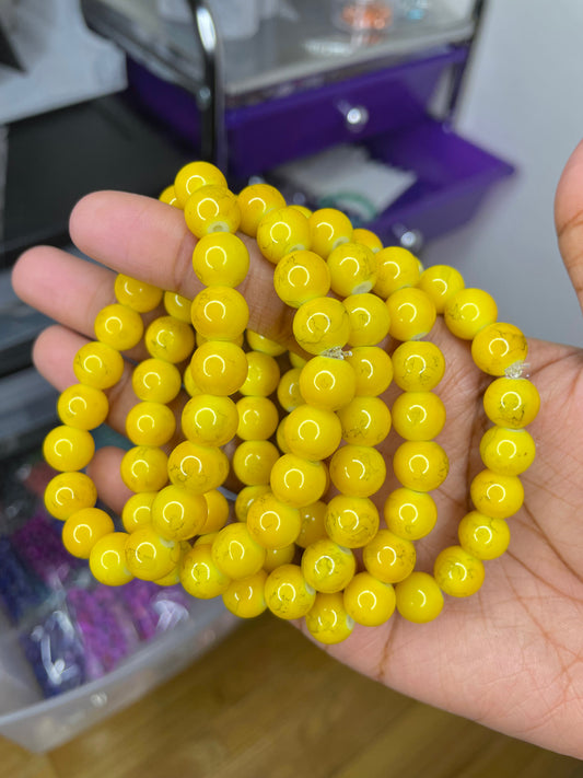 NEW! Lemon Drop Beaded Braceler