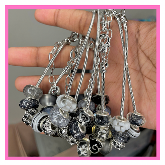 NEW! Black Ice x Charm Bracelet