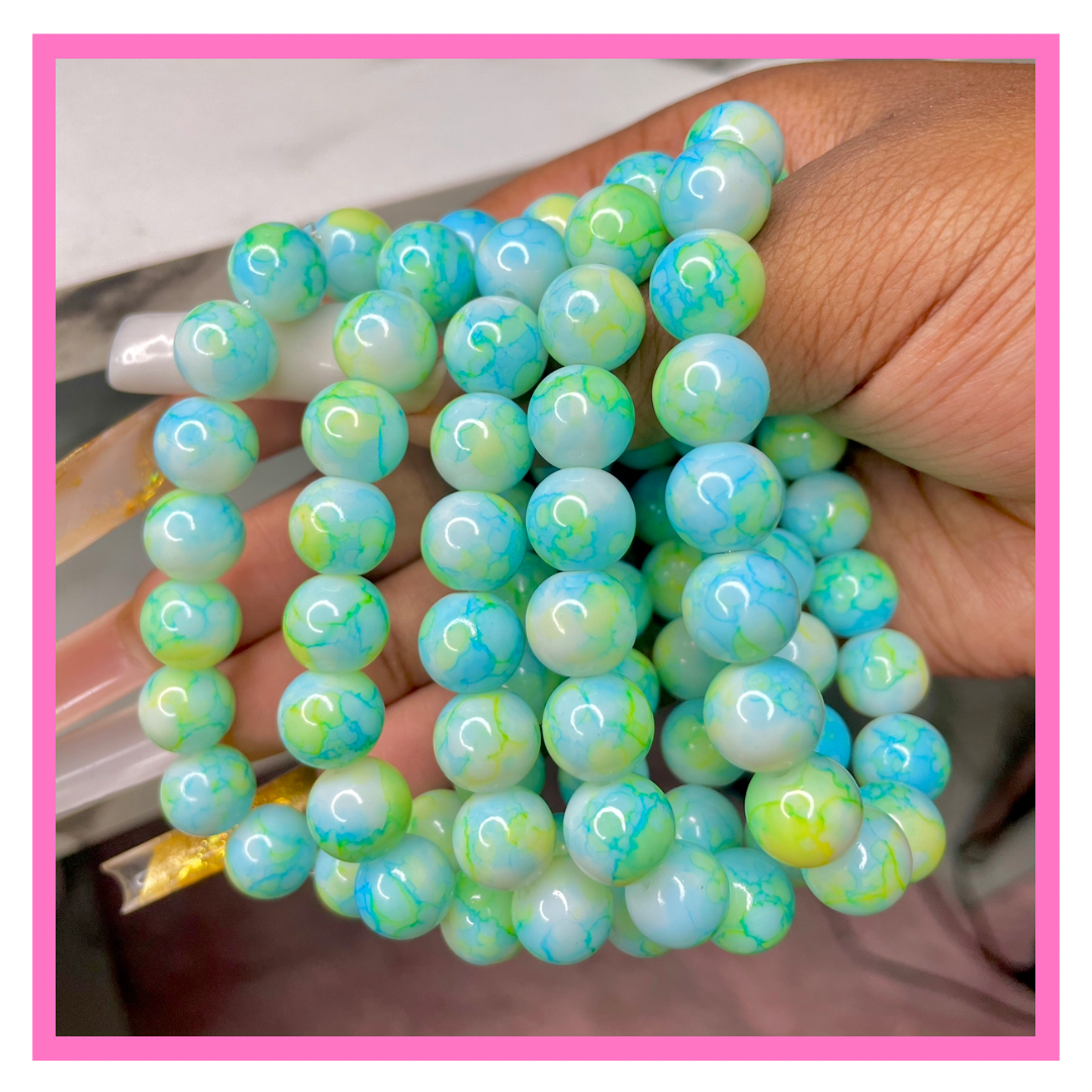 Island World Beaded Bracelet