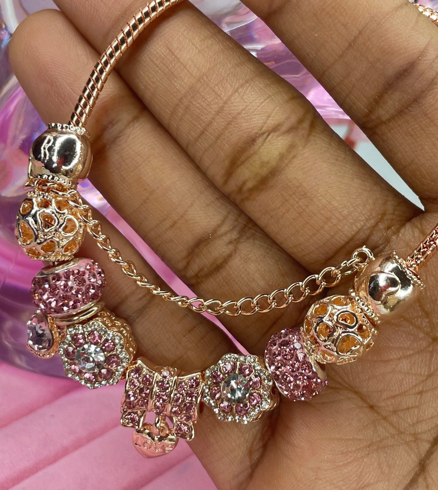 NEW! Bailey Rose Gold x Charm Bracelet