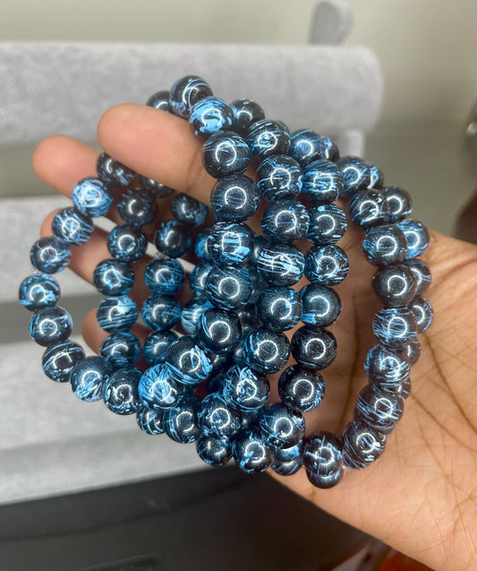 NEW! ZigZag Blue Beaded Bracelet