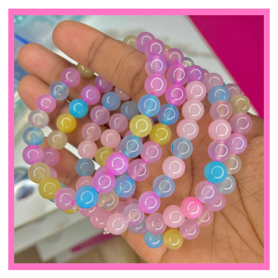 Singular Care Bear Beaded Bracelet