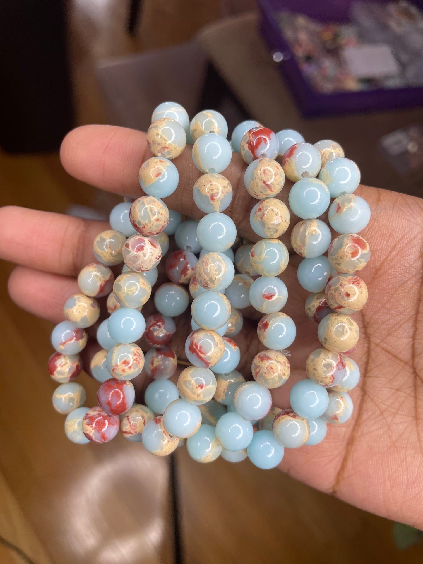 NEW! Ocean Beaded Bracelet