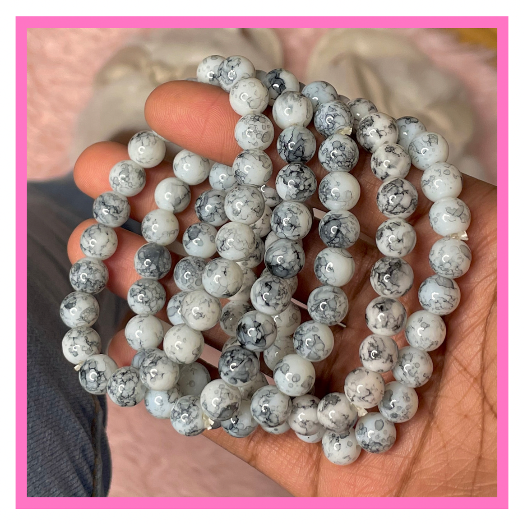 Oreo Beaded Bracelet