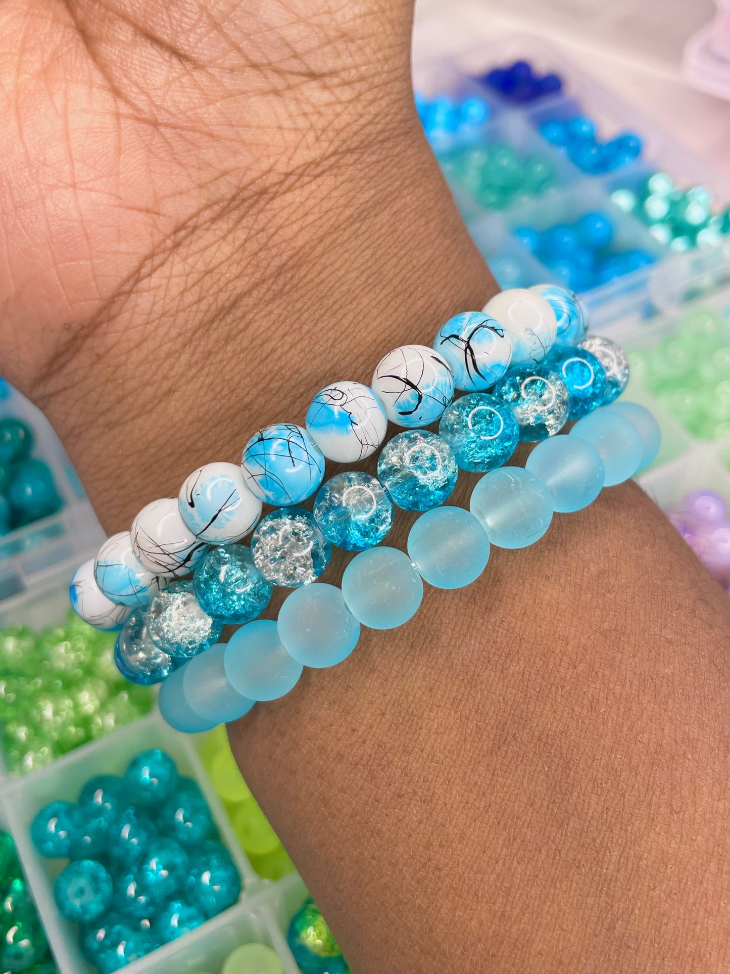 NEW! Blue Way Bead Set
