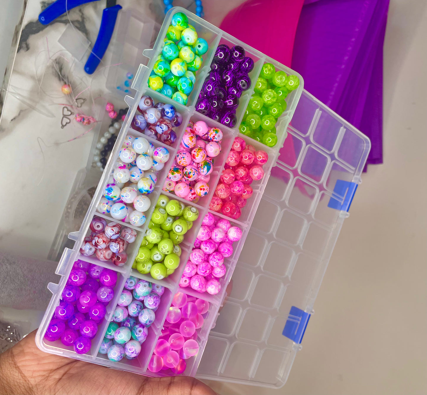 Wholesale Bead Box w/ String #1510