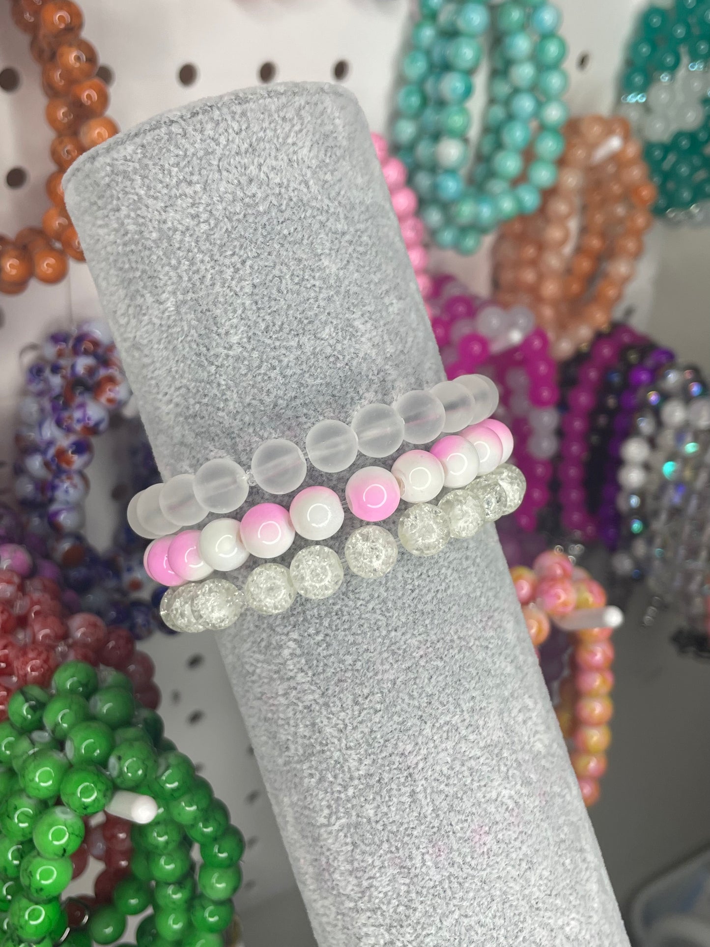 NEW! Polite Pink Bead Set