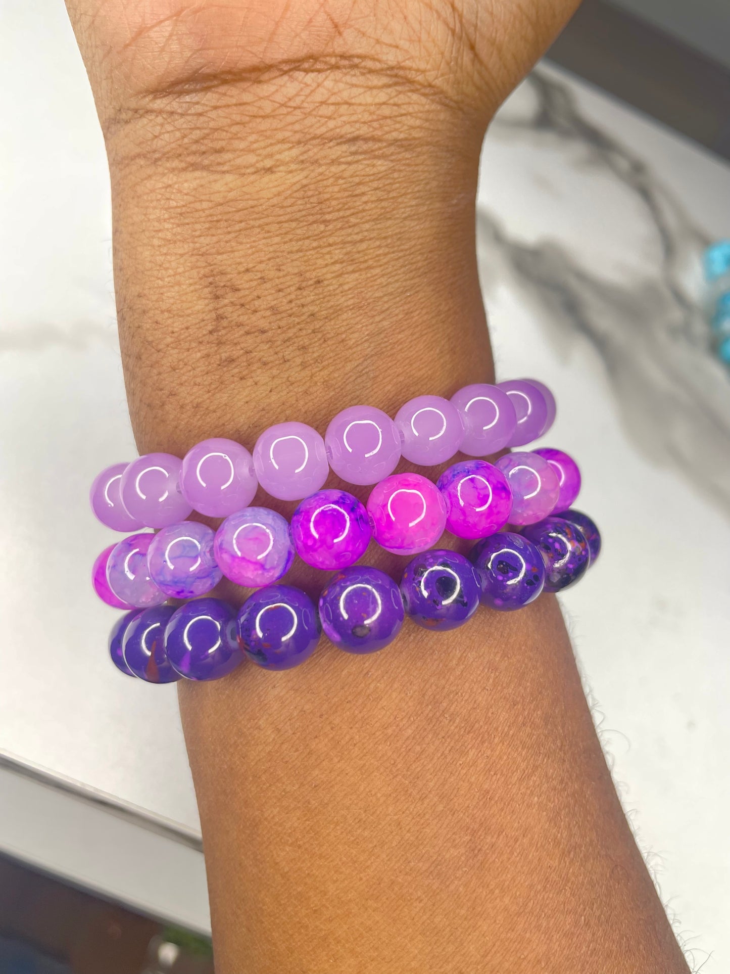 NEW! Purple Pixie Bead Set