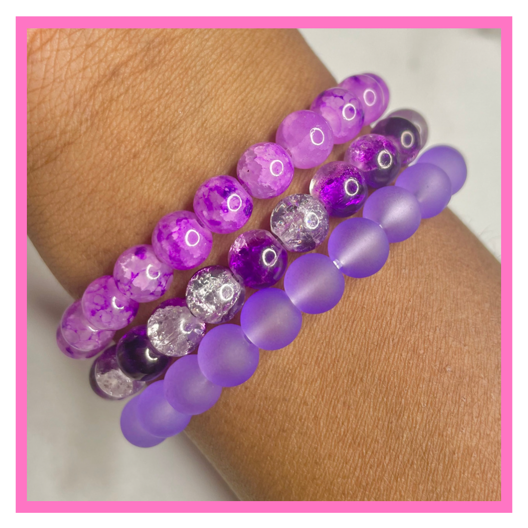 Purple Mixture Bead Set