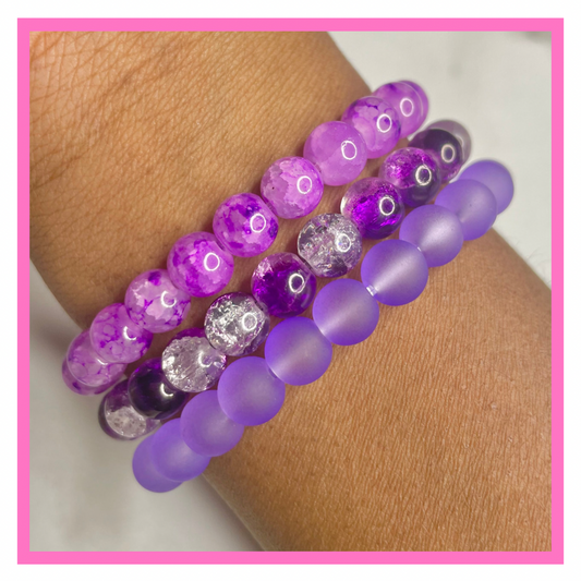 Purple Mixture Bead Set