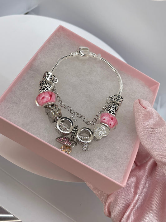 NEW! Peppermint X Charm Bracelet
