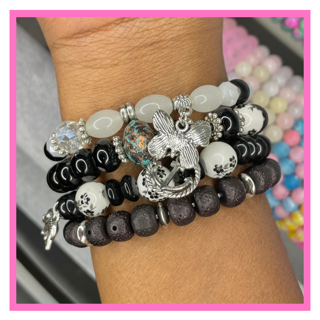 Oreo Butterfly World Bead Set