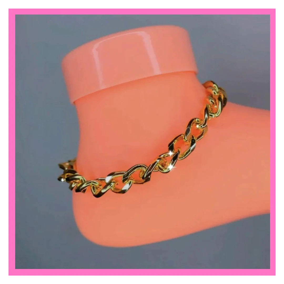 Thick Chain Gold Anklet