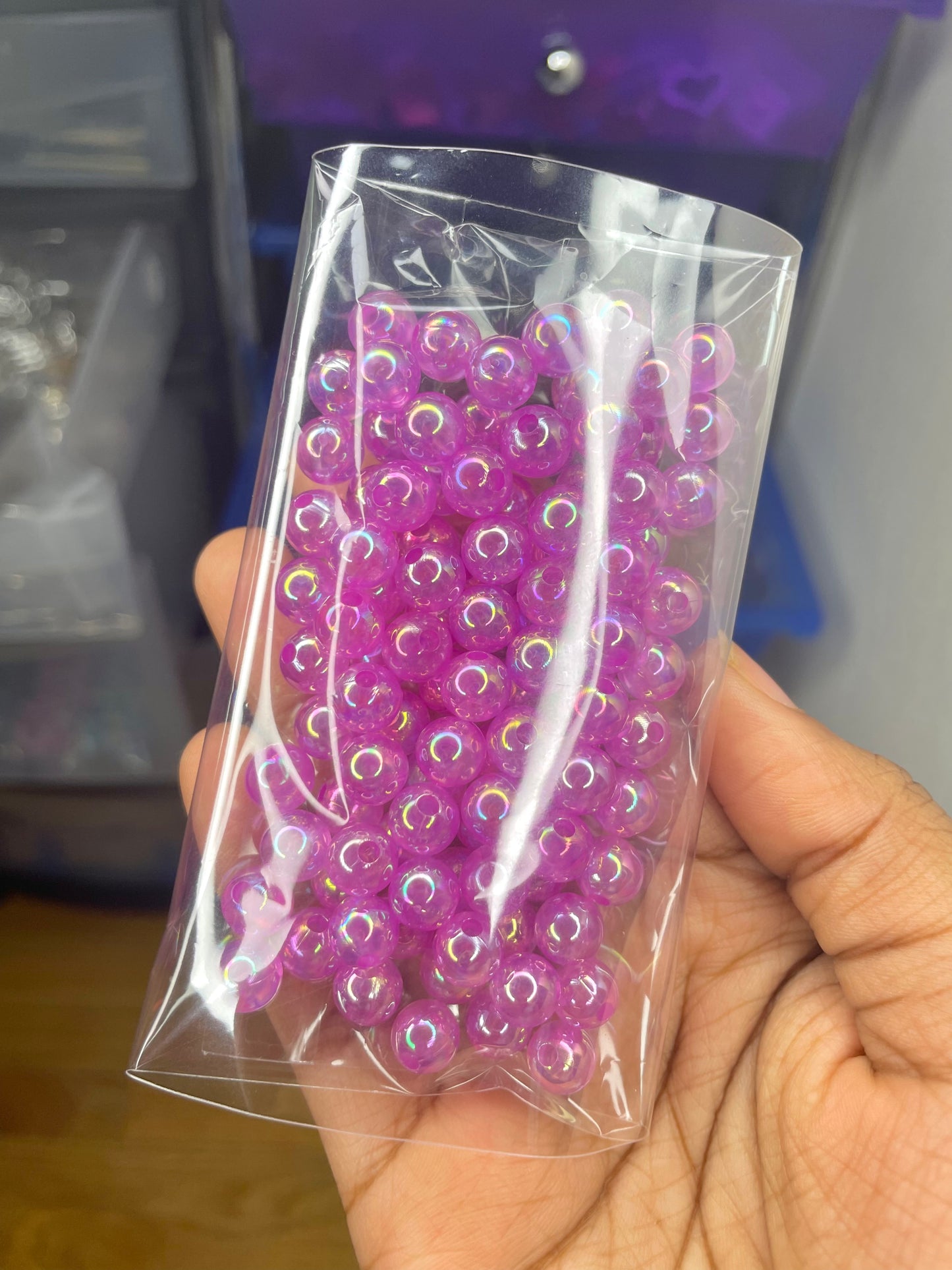 Wholesale: “Raspberry” 8mm Beads
