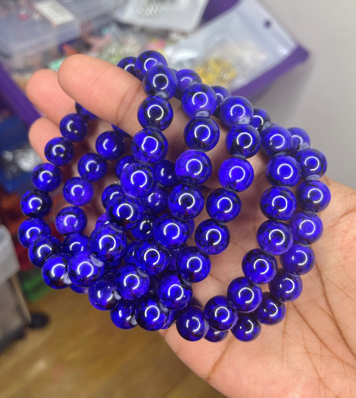 NEW! Night Time Beaded Braceler