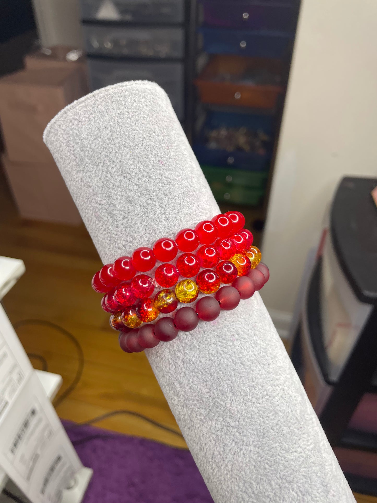 Fire Ball Bead Set