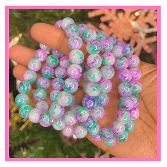 NEW! Mysterious Green Beaded Bracelet